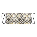 miaozhen Kurze Schürze, Restaurant, Servierschürze, marokkanisch, dunkelblau, 30,5 cm, wasserabweisend