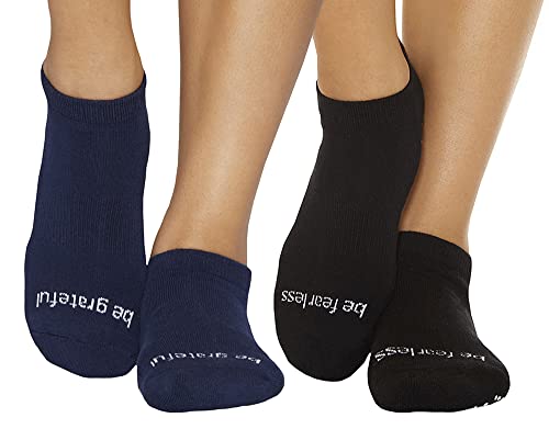Be Grateful/Be Fearless 2 Pack Grip Socks