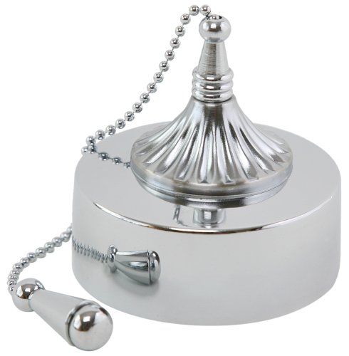 Deluxe 6Amp 2 Way Ceiling Switch Chrome Feature FPK4-CH-29