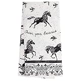 Karma Boho Tea Towels Horse, 18" x 22"