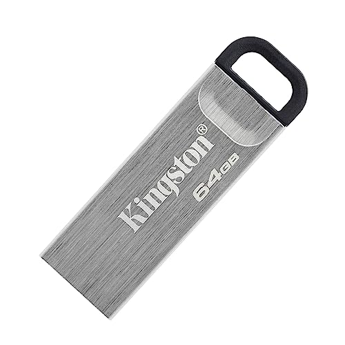 Kingston DataTraveler Kyson USB 3.2 Gen 1 Clé USB 64Go - Avec élégant boîtier métal sans capuchon