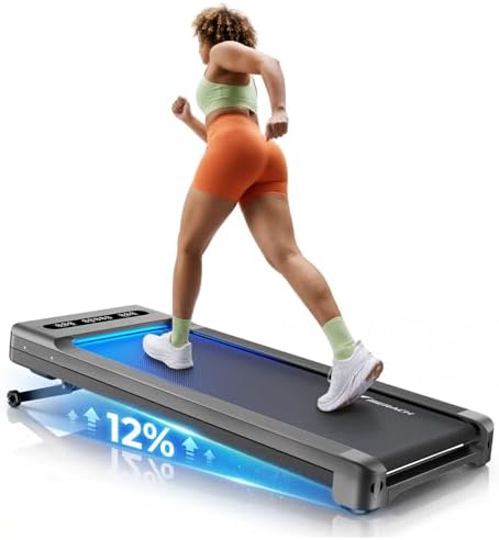 MERACH UltraWalk W60 Heavy-Duty Walking Pad with 12% Auto Incline