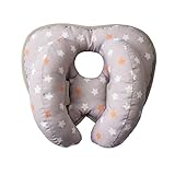 Adjustable Baby Neck Pillow,2 in 1 Travel Soft Head Neck Support for Infant Toddler,Organic Flat...
