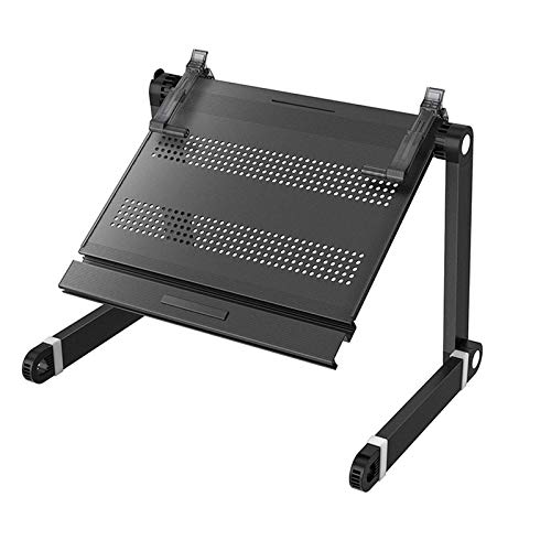 Laptopständer, tragbare Computer-Laptop-Halterung, Aluminium-Laptop-Riser mit Höhenverstellung, vollständig zusammenklappbar