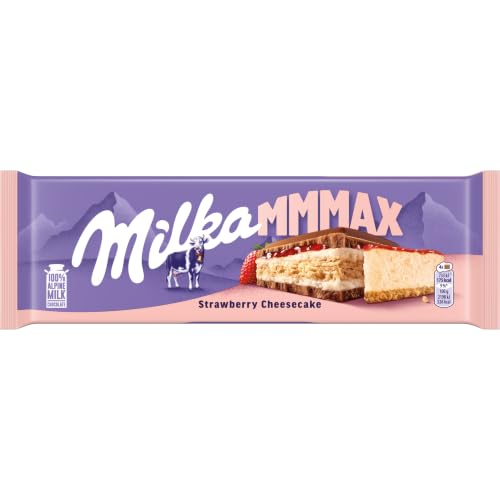 Milka MMMAX Tableta Grande de Chocolate Leche y Tarta de Queso, 300g