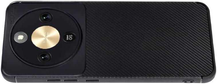 Coverzone Huawei Honor Magic 8 Lite Uyumlu TPU Silikon Kılıf, Ultra Slim Fit Karbon Fiber Desenli, Darbe Emici, İnce ve Hafif, Şık ve Koruyucu Siyah