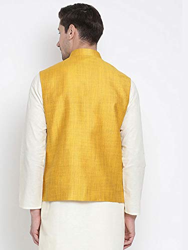 Elina fashion Men's Indian Nehru Jacket || Designer Bandhgala Jodhpuri Sleeve Less Waistcoat ONLY4
