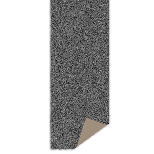 Ottomanson Tapete Pasillo Shag 3' x 8' Gris miniatura 6