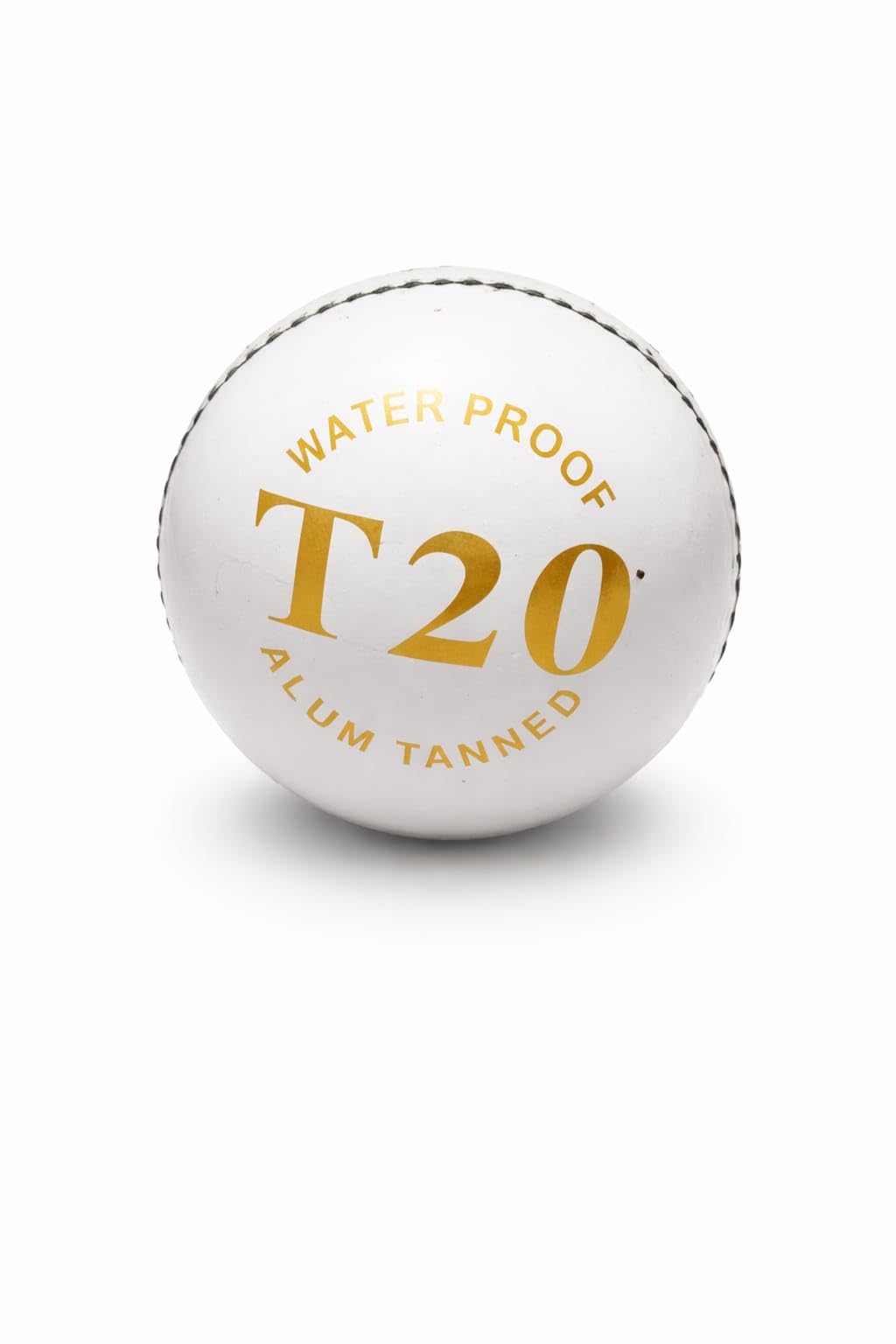 T20 White Leather Cricket Ball (2 Part) | Hand Stitched Genuine Leather | Premium Lacquer Finish | High Abrasion Resistance | ICC Standard Weight 156g | Ball for T20 Matches, Practice & Training-image-26