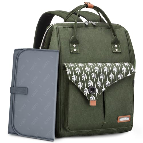 Lekebaby Baby Wickelrucksack Wickeltasche mit Wickelunterlage