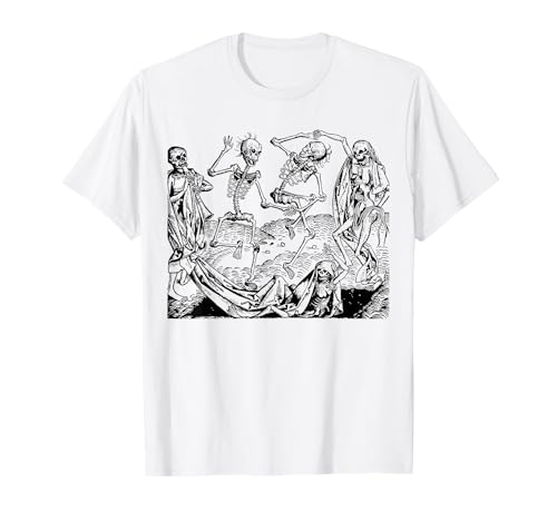 Danse Macabre Or Dance Of Death 1493, camiseta de arte Camiseta