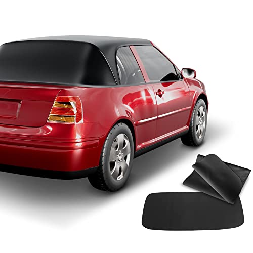 A-Premium Black Convertible Soft Top Compatible with Volkswagen Beetle 1998-2000, Cabrio 1995-2001, Replace# VW95-00BLKCB