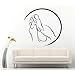 Produktbild Ponana Spa Massage Zeichen Aufkleber Vinyl Aufkleber Für Salon Relax Pamper Beauty Rest Moderne Raumdekoration Aufkleber 57X56 Cm