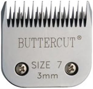 Stainless Steel Dog Clipper Blade, Size-7 Skip Tooth, 1/8-Inch Cut Length