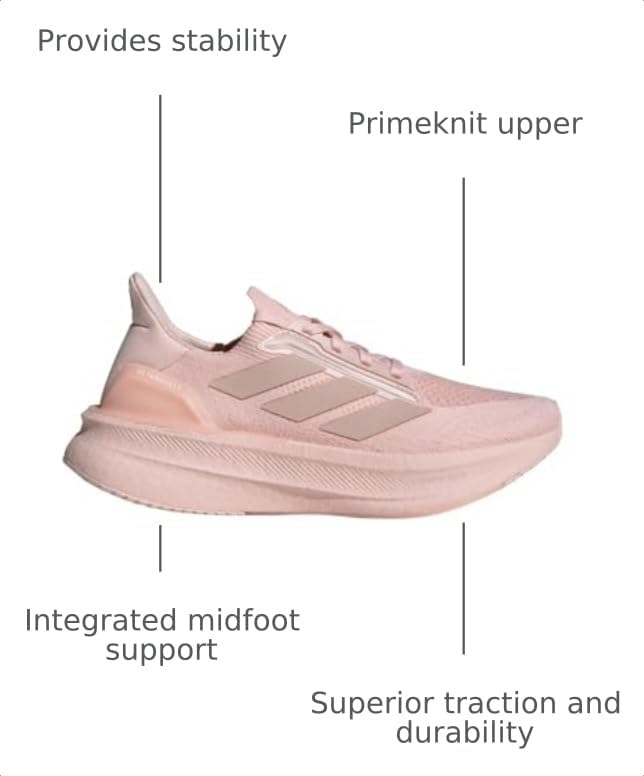 Image of adidas Ultraboost Ultra Boost 5X Running Sneakers Shoes - Black