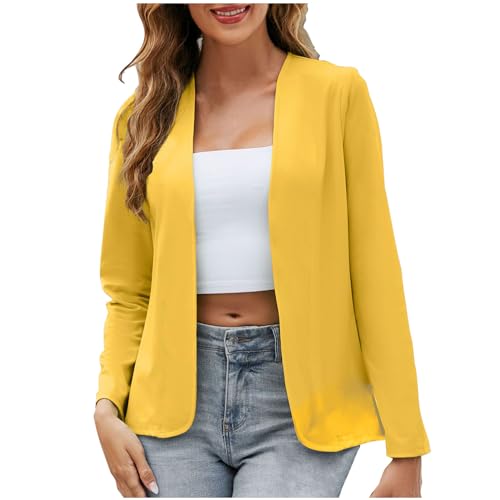 Lightweight Cardigan for Women Front Open Tops Casual Comfy Going Out Shirt Thin Suit Cardigan Trendy Office Surcoat