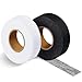 Produktbild 2 Pack Bügelband für Vorhänge,Saumband 50m/Rolle Länge und 10mm Breite,Gardinenband Nahtband Saumband Zum Aufbügeln Waschfest Selbstklebend,Gardinen kürzen ohne nähen,Stoffklebeband,Textilklebeband