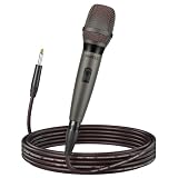 JAMELO Wired Microphones for Singing, Metal Dynamic Handheld Mic