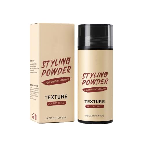 Poudre texturisante pour cheveux, poudre coiffante pour femme ajoute instantanément de la texture et du volume, tenue toute la journée, poudre légère et moelleuse, finition mate naturelle, sans