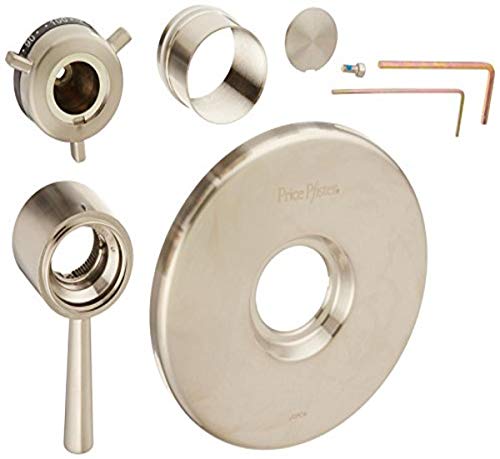 Pfister R89-1TUK R89-1TUK 1/2-Inch Thermostatic Valve Only Trim, Brushed Nickel