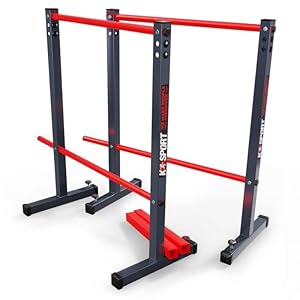 K-Sport Free Standing Dip Bars – Ideal Upper Body Workout – Calisthenics Stands For Home Gym Body Weight Training