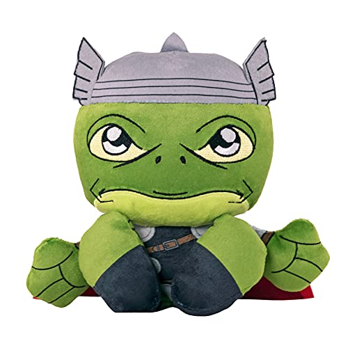 Bleacher Creatures Marvel Frog of Thunder Thor 8" Kuricha Sitting Plush - Soft Chibi Inspired Toy