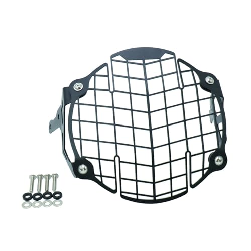 Filet de couverture de lampe moto pour éviter la casse et calandre de protection de phare robuste