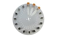 sunLab Aluminium Zentrifugenröhrchen Teller mit 16 Klammern für 15 mL Röhrchen