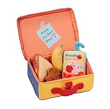 Lunchbox Playset with Matching Soft Toy Accessories Lunch Time Play Set Interactive Stuffed Animal Foods and Carrying Tote - 5 Piece Set