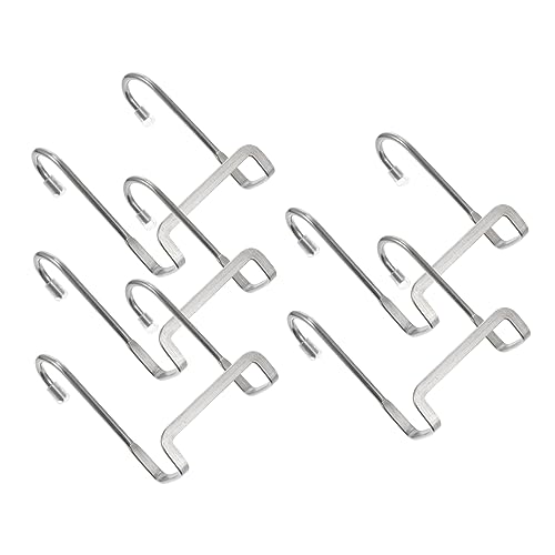 Happyyami 5Pcs Door Back Hooks Punch Over Door Hanger Rack for Organizing Coats Bags Towels Color Design for Home and Office Use