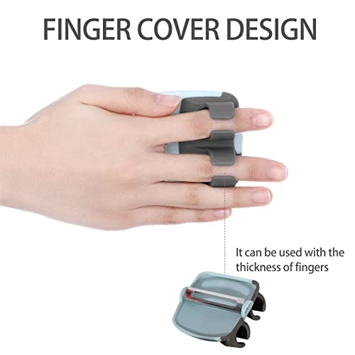 4Pcs Palm Fruit Peeler, Silicone Finger Grips Peeler, Finger Potato Peeler, Hand Vegetable Peeler With Comfortable Rubber Finger Grip For Pumpkin Carrot Cucumber Potato Peeling #TOP1