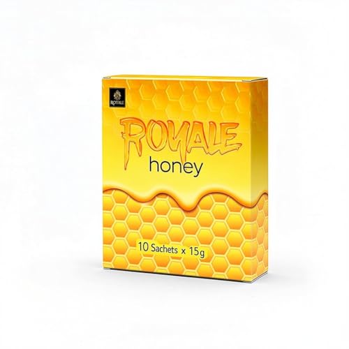 Miel royale en Sachets Individuels -produits naturel – 10 Sticks de 15 g – Alimentaire – Format Pratique – honey Royale – Boostez votre vitalité et...