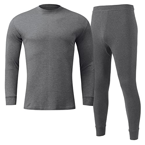 Thermal Underwear for Men 2 Piece Long Johns Long Underwear Set Cold Weather Winter Top Bottom Base Layer Suit Sets