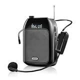 Amplificatore Vocale Wireless UHF Portatile For Lezioni Didattiche Guida Turistica Promozione Altoparlante Microfono Megafono U-Disk per l'Insegnamento