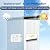 5x3 FT Galvanized Steel Garden Shed, Simple & Sturdy Outdoor Storage with Sloped Water-Resistant Roof for Secure Backyard, Patio & Garage Storage, White