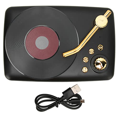 Haut-Parleur Bluetooth Stéréo USB Charge Retro Turntable Design Portable Mini Haut-Parleur sans Fil pour Home Party… - Les Beatles, Paul McCartney, John Lennon, RIngo Starr, George Harrison Haut-Parleur Bluetooth Stéréo USB Charge Retro Turntable Design Portable Mini Haut-Parleur sans Fil pour Home Party…