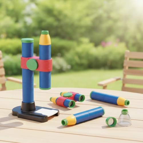AFXGUSD Optical Assembly Learning Kit with Set Construction Toy Modular Pieces Lens Modules Build Encourages Curiosity and Light Principles Suitable for Classroom Activities STEM - Image 7