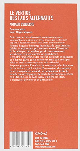 Le vertige des faits alternatifs