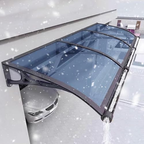 Toldo vela rectangular azul de 2,8x5,5m para sombra exterior 2