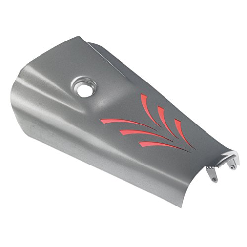 Cache batterie, argent pour MBK Nitro 100 SB05 | MBK Nitro 50 5BR | MBK Nitro 50 SA14 | MBK Nitro 50 SA42 | Yamaha Aerox 100 SB05 | Yamaha Aerox 50 5BR - 2 Takt | Yamaha Aerox 50 SA14 - 2 Tak Cover