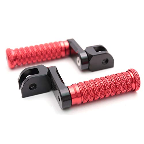 Mc Motoparts 40Mm Extended Front Foot Pegs Pole Compatible With Street Cup 17-19 Street Twin 2016-2019 16 17 18 19 (Red) #TOP24