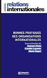 Les bonnes pratiques des organisations internationales