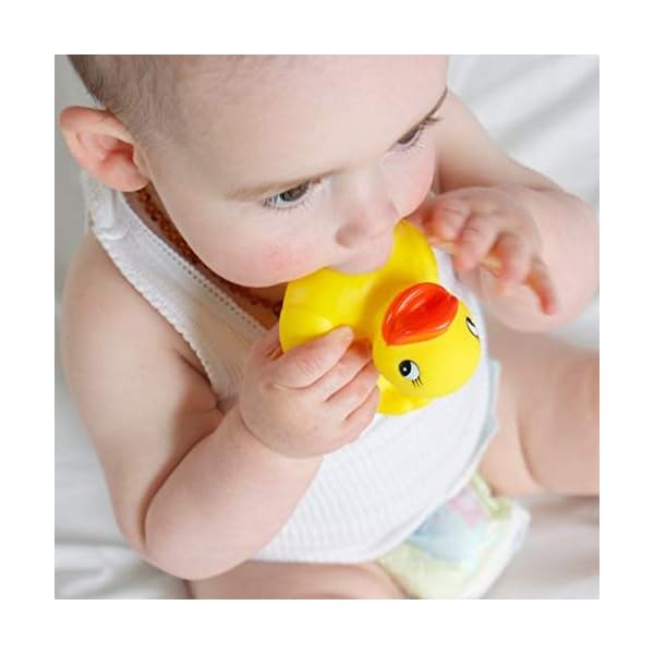 Playgro Badeente – wasserdicht-schmutzfrei, ab 6 Monaten, Bath Duckie, fully sealed, Baby Spielzeug beim Baden, gelb… – Bild 5