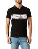 polos de hombre baratos  JACK&JONES JJLEO SS Camisa de Polo, Black/Fit:Standard fit, M de los Hombres
