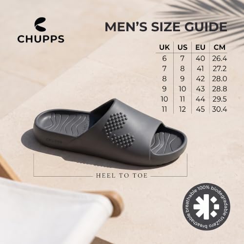 Image of CHUPPS Chupster Men's Orthopedic Slippers | Soft Cushioned Footbed | Lightweight Flip Flops | Anti-Skid Sole | Comfortable Daily Wear Chappals