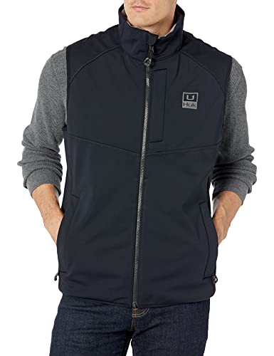 Image of HUK Men's Icon X Soft Shell Vest | Windproof & Water Resistant Vest