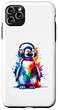 Photo Gallery custodia per iphone 11 pro max cuffie colorate splash art pinguini amanti dei pinguini Photo Gallery custodia per iphone 11 pro max cuffie colorate splash art pinguini amanti dei pinguini