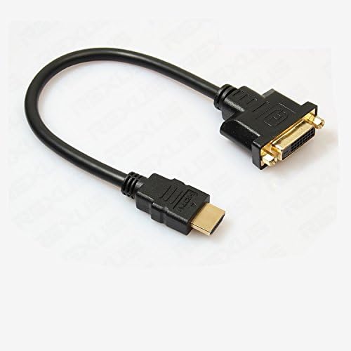 OnlineDo 2 Pack, High Speed Bi-Directional HDMI to DVI Cable 1 Feet