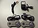 Super Nintendo SNES Controllers, AV cable, power adapter bundle