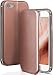 Produktbild ONEFLOW Handyhülle kompatibel mit iPhone 7 / iPhone 8 - Hülle klappbar, Handytasche mit Kartenfach, Flip Case Call Funktion, Klapphülle in Leder Optik, Rosegold